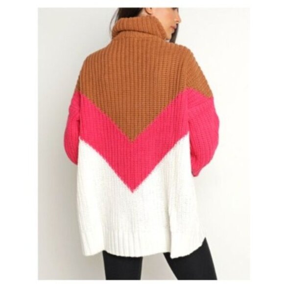 Show Me Your Mumu Weston Half Zip Pullover Ski Lift Sweater size large - Picture 7 of 7